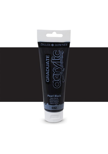 Graduate Akrilik Boya 120ML 032 Pearl Black