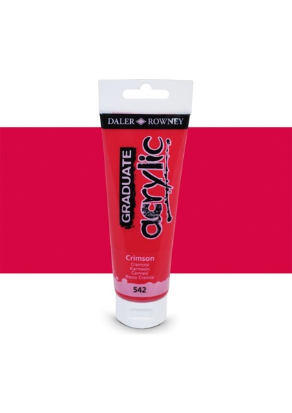 Graduate Akrilik Boya 120ML 542 Crimson