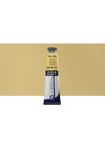 Aquafine Guaj Boya Tüp 15ML 663 Yellow Ochre