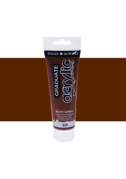 Graduate Akrilik Boya 120ML 225 Burnt Umber