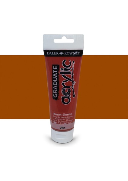Graduate Akrilik Boya 120ML 201 Burnt Sienna
