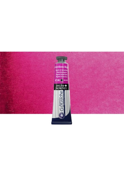 Aquafine Guaj Boya Tüp 15ML 414 Quinacridone Magenta