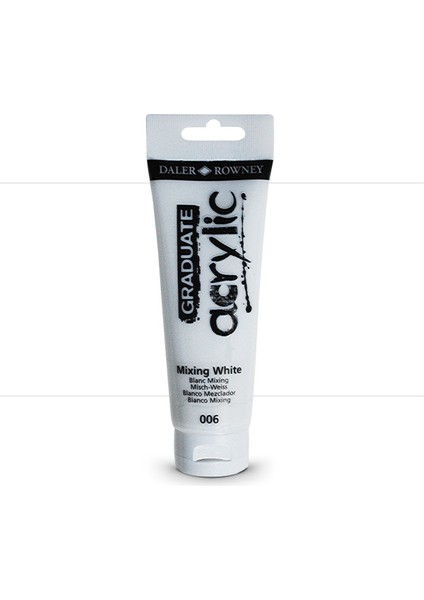 Graduate Akrilik Boya 120ML 006 Mixing White