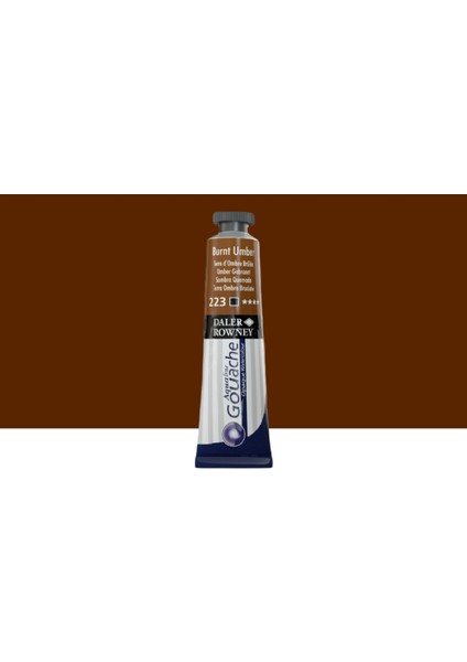 Aquafine Guaj Boya Tüp 15ML 223 Burnt Umber