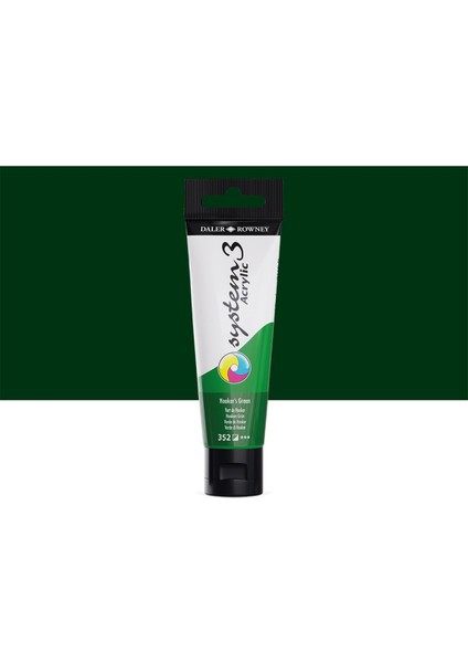 System 3 Akrilik Boya 150ML 352 Hookers Green