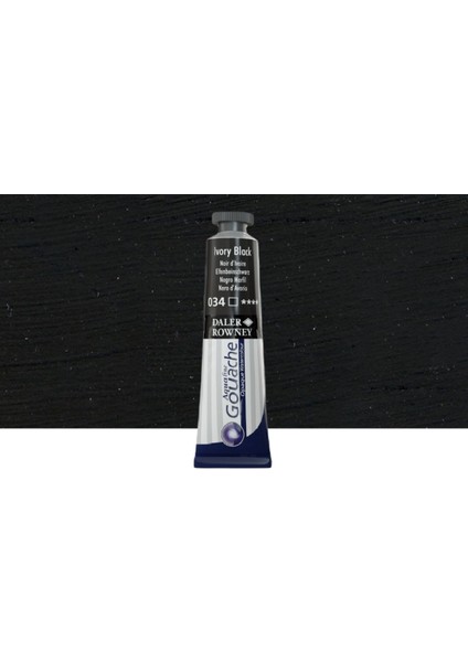 Aquafine Guaj Boya Tüp 15ML 034 Ivory Black