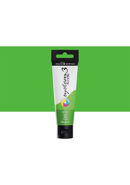 System 3 Akrilik Boya 150ML 355 Leaf Green