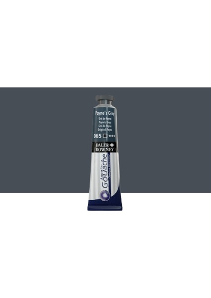 Aquafine Guaj Boya Tüp 15ML 065 Paynes Grey