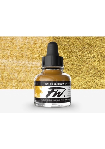 Fw Acrylic Artist Ink 29.5ml Gold (Imıt) 701