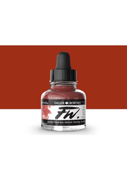 Fw Acrylic Artist Ink 29.5ml Red Earth 554