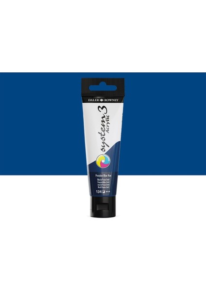 System 3 Akrilik Boya 150ML 134 Prussian Blue Hue