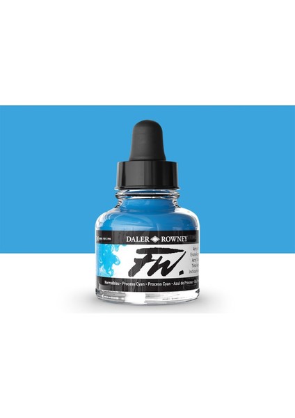Fw Acrylic Artist Ink 29.5ml Process Cyan 120