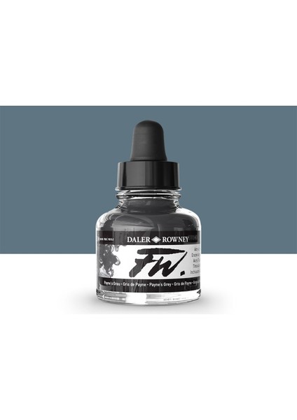 Fw Acrylic Artist Ink 29.5ml Payne's Grey 065