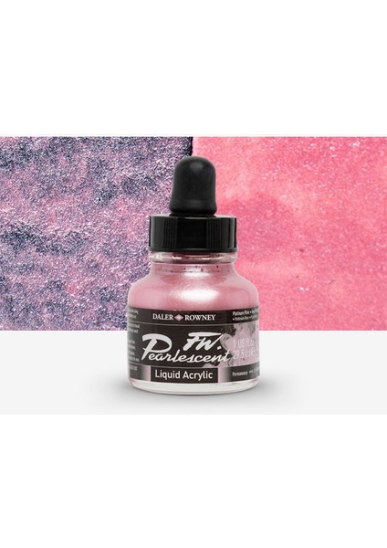 Fw Pearlescent Acrylic Inks 29.5ml Platinum Pink 118