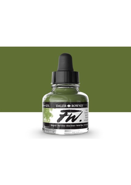 Fw Acrylic Artist Ink 29.5ml Olive Green 363