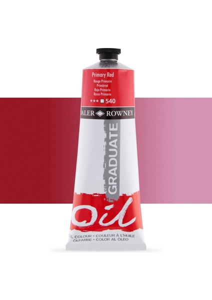 Graduate Yağlı Boya 200ML 540 Primary Red