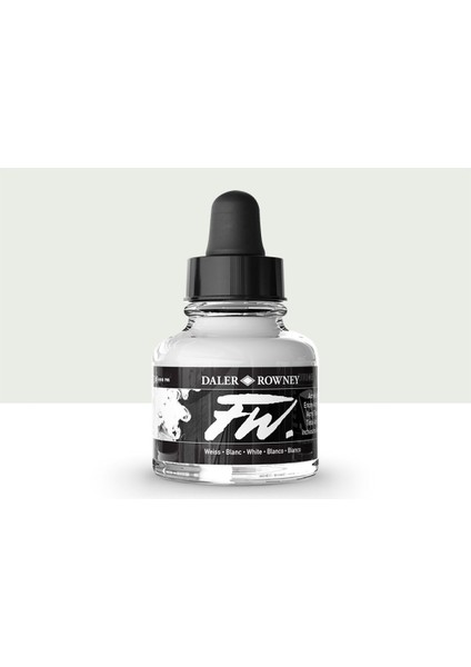 Fw Acrylic Artist Ink 29.5ml White 011