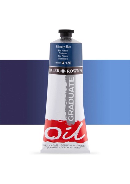 Graduate Yağlı Boya 200ML 120 Primary Blue