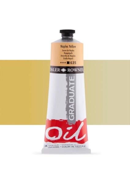 Graduate Yağlı Boya 200ML 635 Naples Yellow