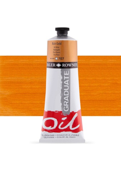 Graduate Yağlı Boya 200ML 707 Rich Gold