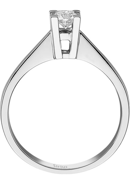 G Renk 0,27 Karat Pırlanta Tektaş Yüzük 0417R0164 modelleri