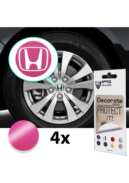 Honda Civic Accord Crv Vtec Si Için Jant Logosu Iç ve Dış Sticker Set Jant Kapak Çapı: 2.25 Inch fırsatları