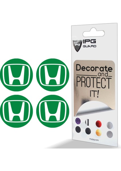 Honda Civic Accord Crv Vtec Si Için Jant Logosu Iç ve Dış Sticker Set Jant Kapak Çapı: 2.25 Inch