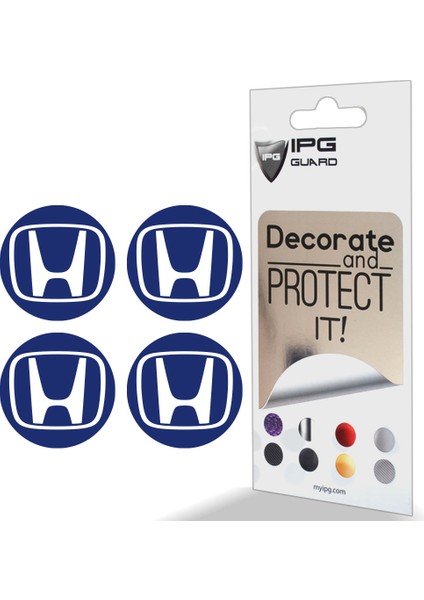 Honda Civic Accord Crv Vtec Si Için Jant Logosu Iç ve Dış Sticker Set Jant Kapak Çapı: 2.25 Inch