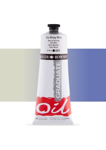 Graduate Yağlı Boya 200ML 001 Zinc White