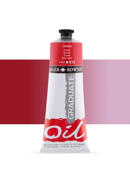 Graduate Yağlı Boya 200ML 513 Crimson