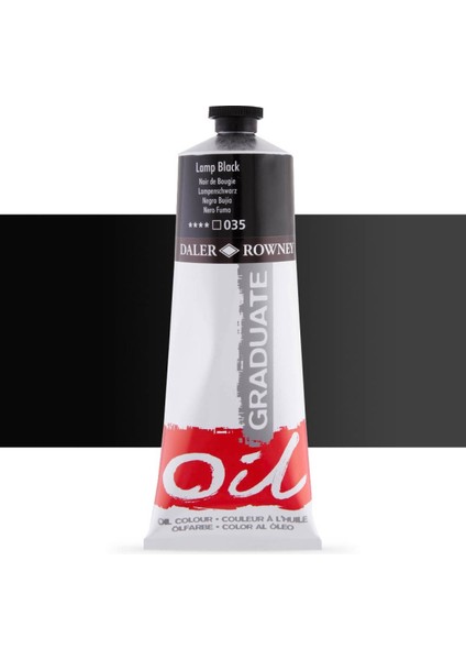 Graduate Yağlı Boya 200ML 035 Lamp Black