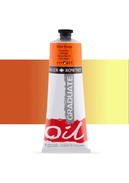 Graduate Yağlı Boya 200ML 631 Yellow Orange