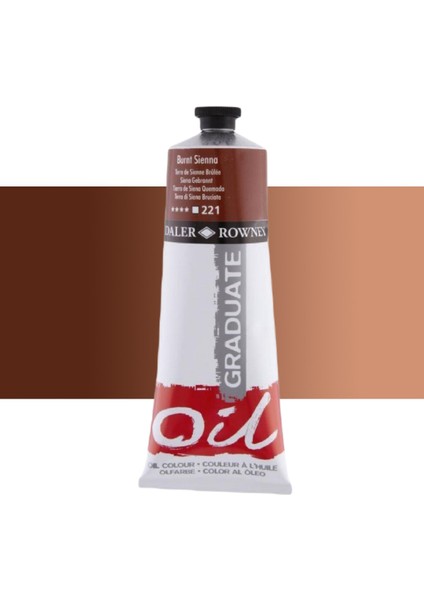 Graduate Yağlı Boya 200ML 221 Burnt Sienna