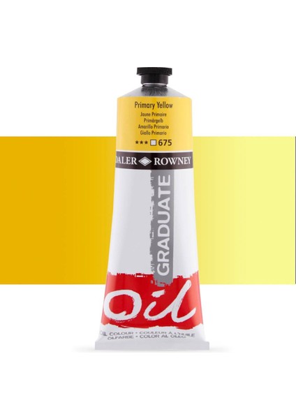 Graduate Yağlı Boya 200ML 675 Primary Yellow