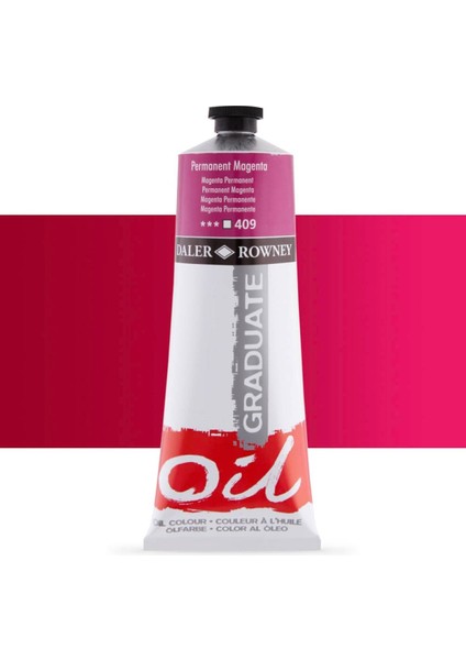 Graduate Yağlı Boya 200ML 409 Permanent Magenta