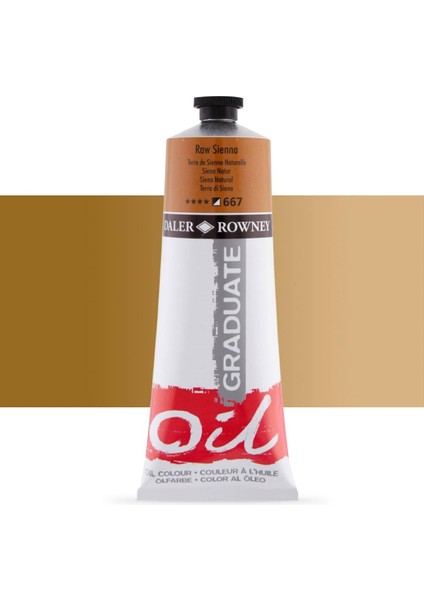 Graduate Yağlı Boya 200ML 667 Raw Sienna