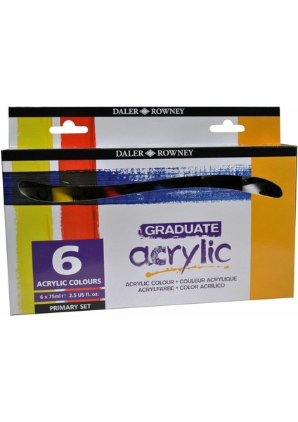 Akrilik Primary Set Graduate 6lı