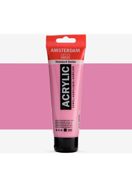 Amsterdam Akrilik Boya 120ML Quinacridone Rose Light 385