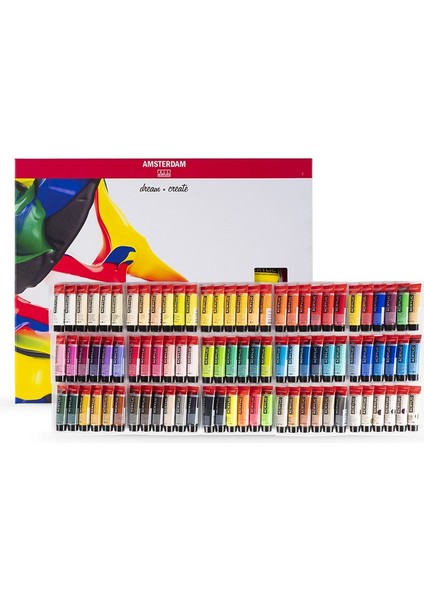 Amsterdam Standard Series Acrylics All Color Set 90X20ML - Akrilik Boya