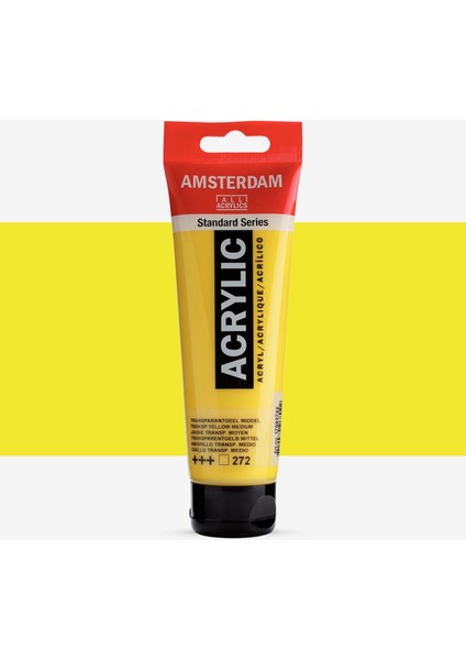 Amsterdam Akrilik Boya 120ML Transparent Yellow Medium 272