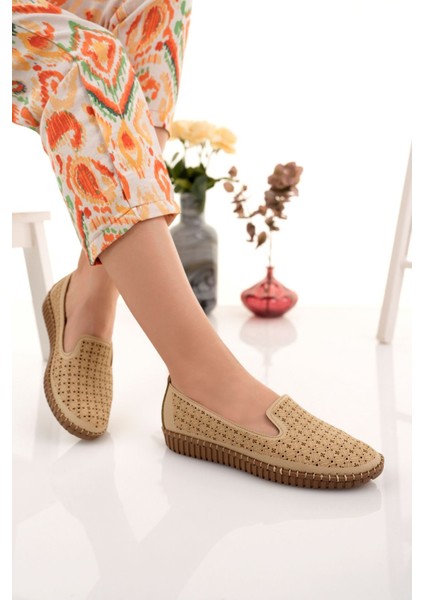 Ortopedik Ped Lazerli Krem Kadın Ayakkabı fiyatları