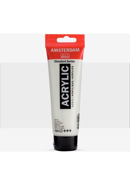 Amsterdam Akrilik Boya 120ML Zinc White 104
