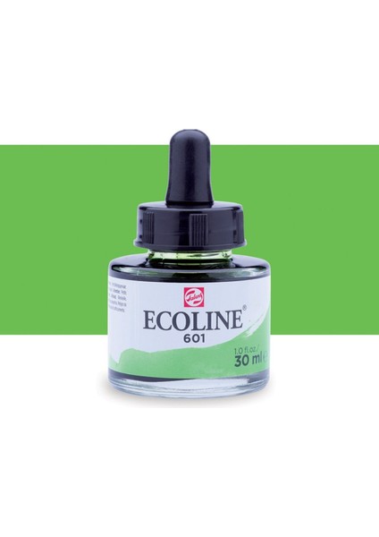 Ecoline Sıvı Suluboya Mürekkep 30ML Light Green 601