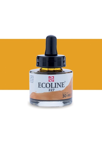 Ecoline Sıvı Suluboya Mürekkep 30ML Yellow Ochre 227