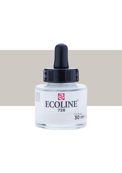 Ecoline Sıvı Suluboya Mürekkep 30ML Warm Grey Light 728