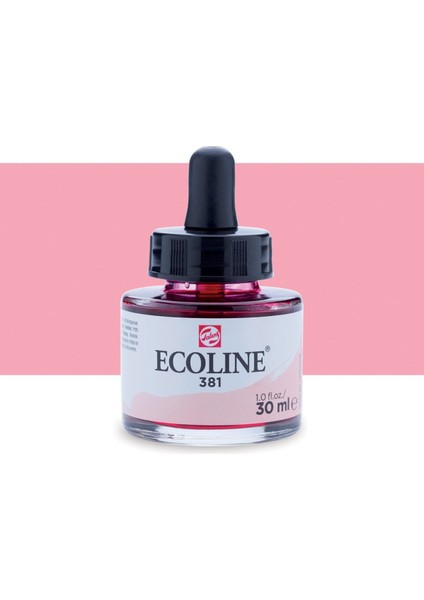 Ecoline Sıvı Suluboya Mürekkep 30ML Pastel Red 381