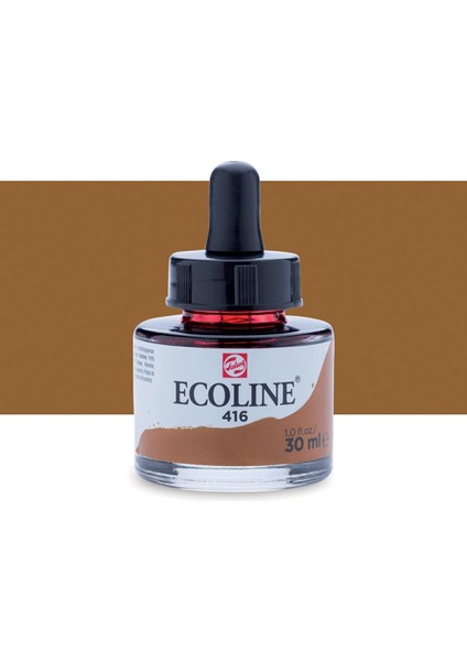 Ecoline Sıvı Suluboya Mürekkep 30ML Sepia 416