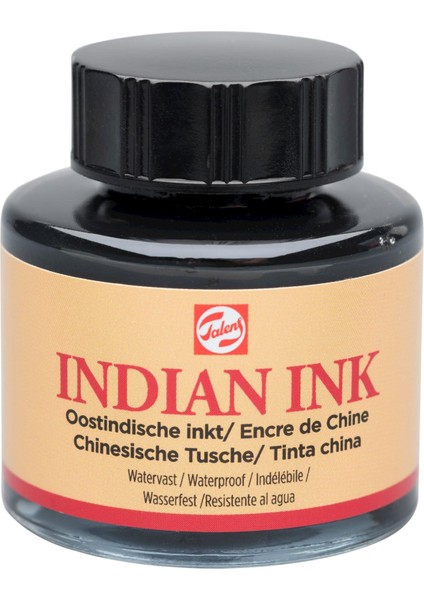 Waterproof Indian Ink Çini Mürekkebi 30ML Siyah