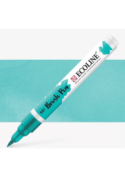 Ecoline Suluboya Brush Pen Turquoise Green 661