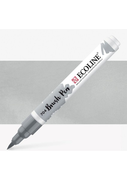 Ecoline Suluboya Brush Pen Grey 704